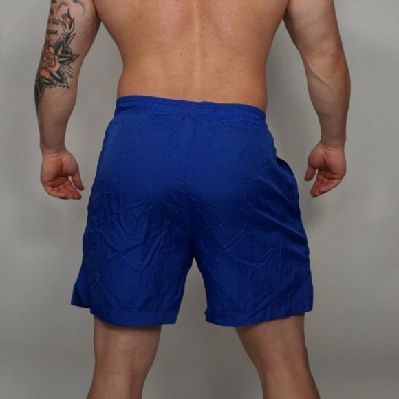 RARE ADIDAS SOCCER BLUE SHORTS (GREAT CONDITION) L - Picture 3 of 16